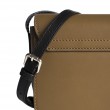 Small crossbody bag "DINA" in smooth leather, walnut colour - detail