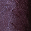 "SUZANNE", cabas souple en cuir d'agneau, taille medium, coloris burgundy - detail de tressage