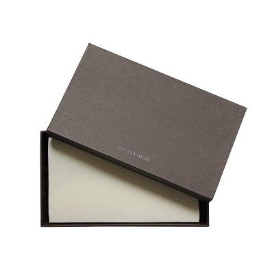Zip around wallet NEW YORK in grained leather - gift box